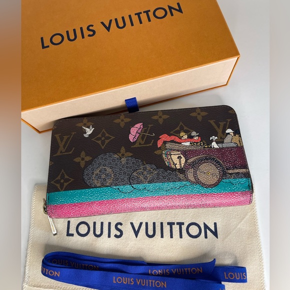 Louis Vuitton LV Long Wallet Brown Monogram with dust bag, box and ribbon - Picture 13 of 14